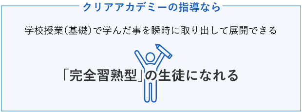 “完全習熟型”を養成する指導